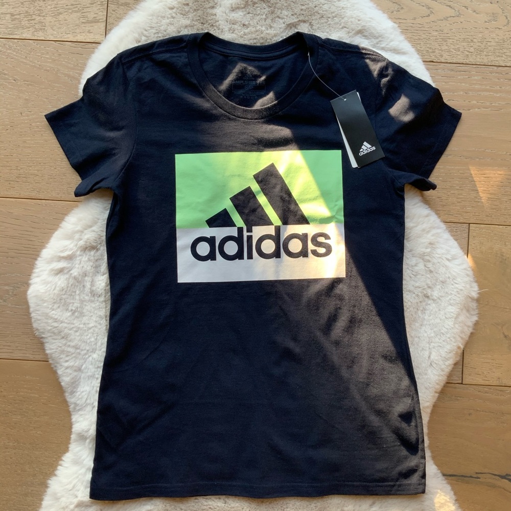 Adidas Badge of Sport Moto Block Tee Size S - Picture 2 of 6